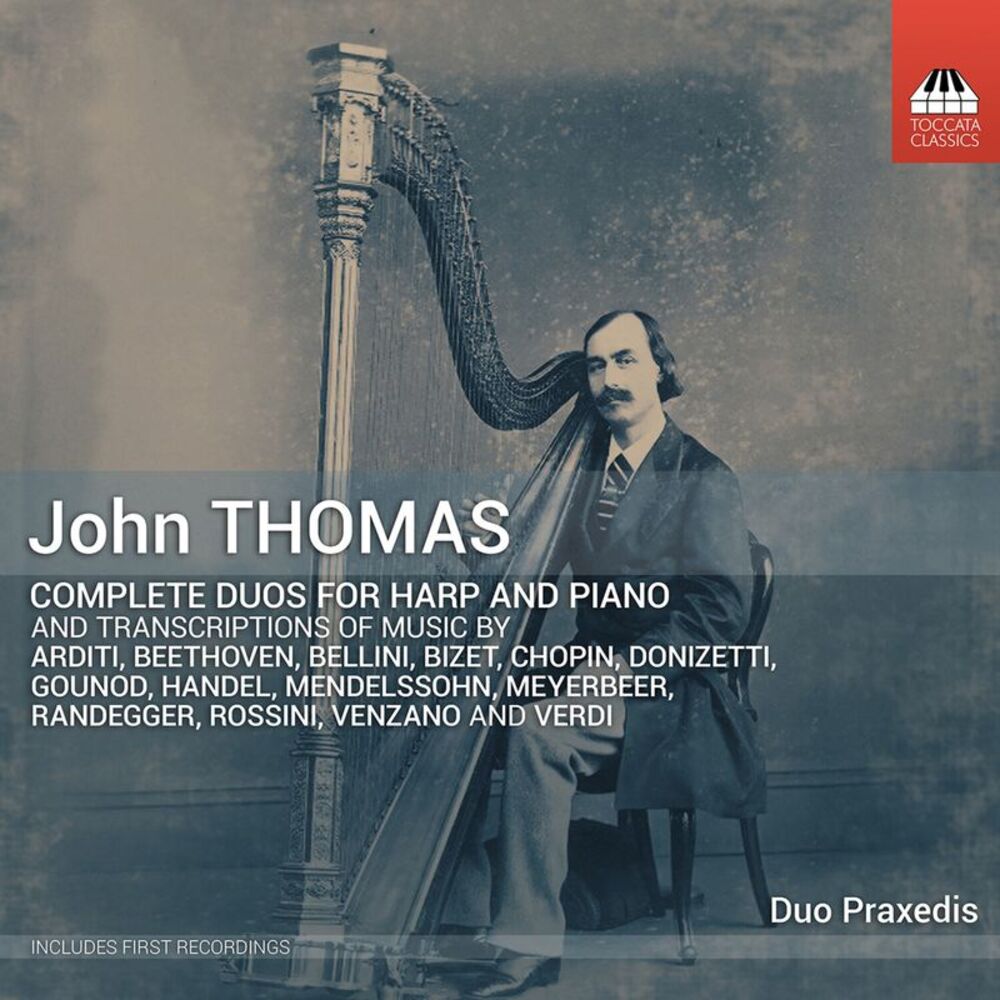Duo Praxedis - John Thomas: Complete Duos for Harp and Piano, Vol. 1-5  COMPACT
